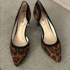 Life Stride Leopard Print Heels